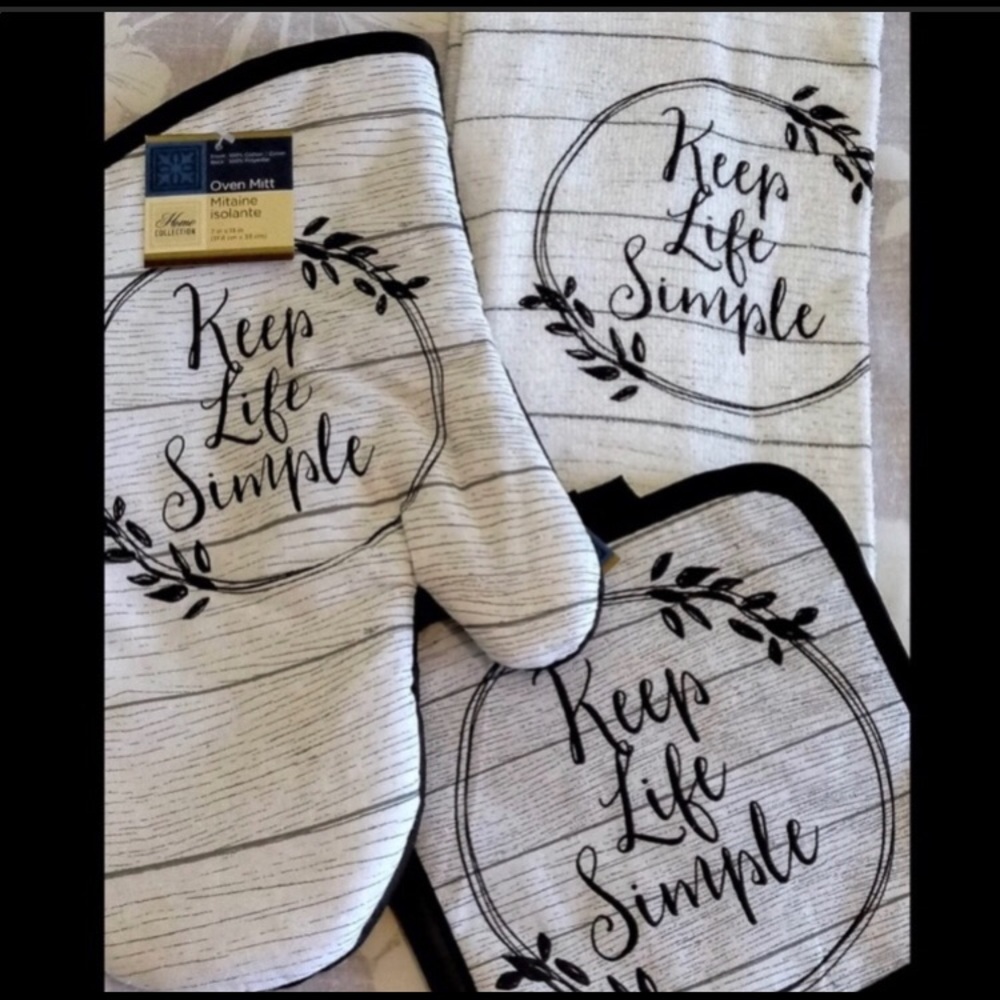 COPY - Keep Life Simple Kitchen Set